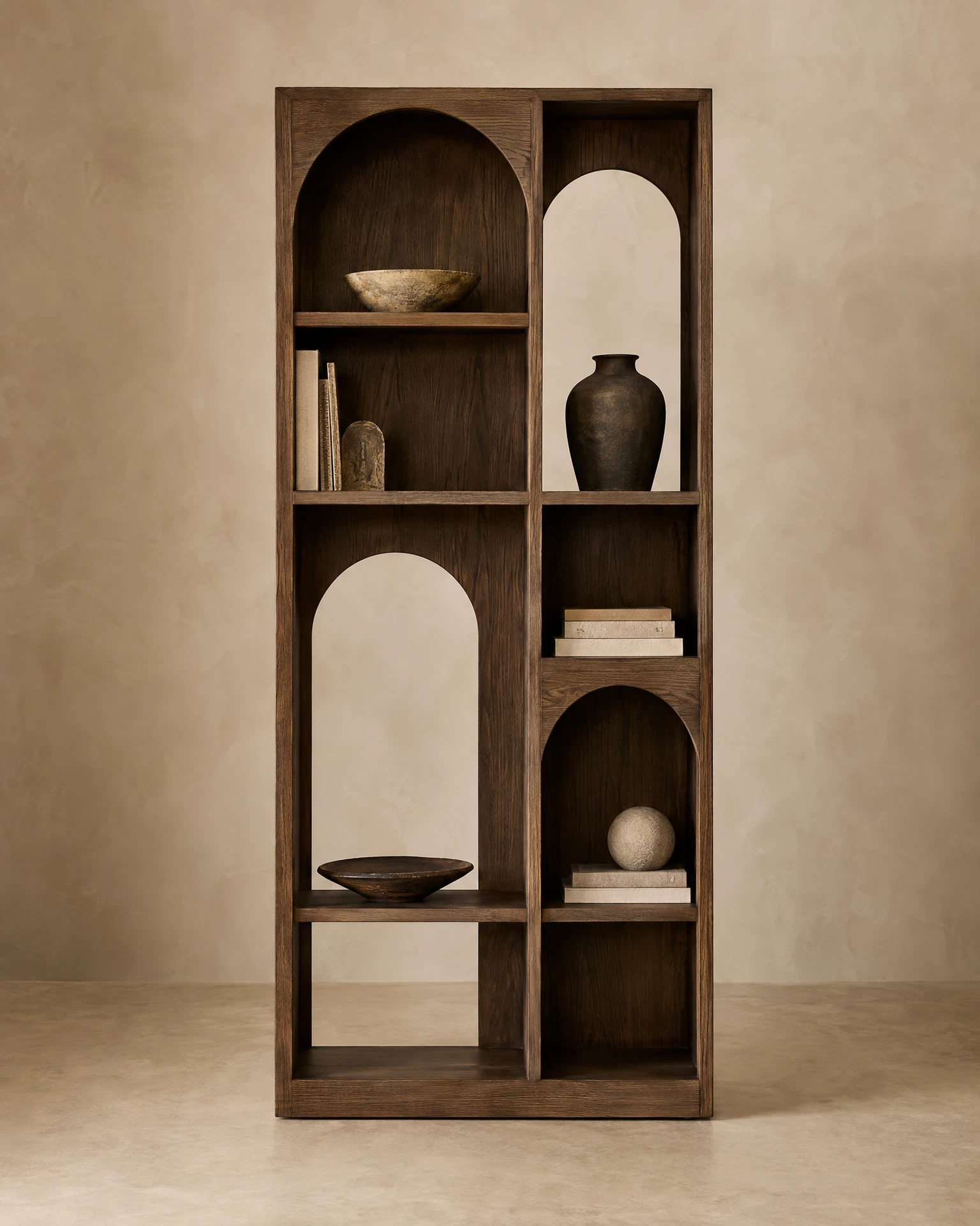 Archer Bookshelf, Smoked oak