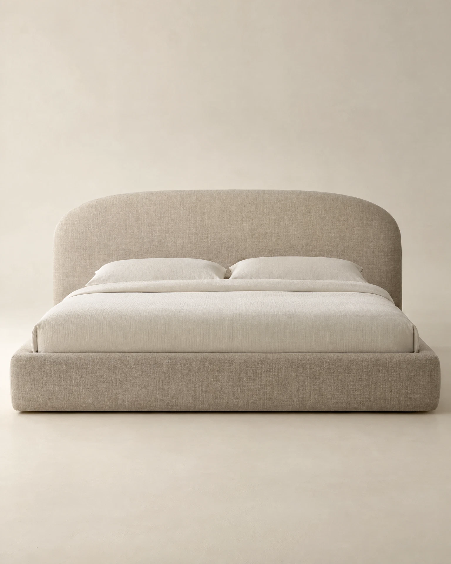 Linen Platform Bed